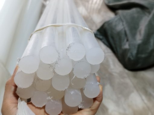 Thanh nhựa, cây nhựa PP phi 15 (D15 - 15mm)