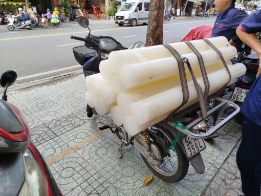 Thanh nhựa, cây nhựa PP phi 15 (D15 - 15mm) - Hình ảnh 4