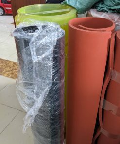 Tấm cao su xốp đỏ silicone dày 10 ly