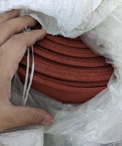 Tấm cao su xốp đỏ silicone dày 12 ly