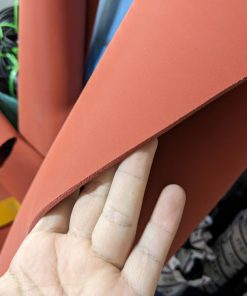 Tấm cao su xốp đỏ silicone dày 8 ly