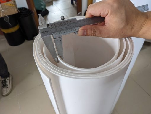 Tấm teflon ptfe dày 2 ly (2mm) - Hình ảnh 3