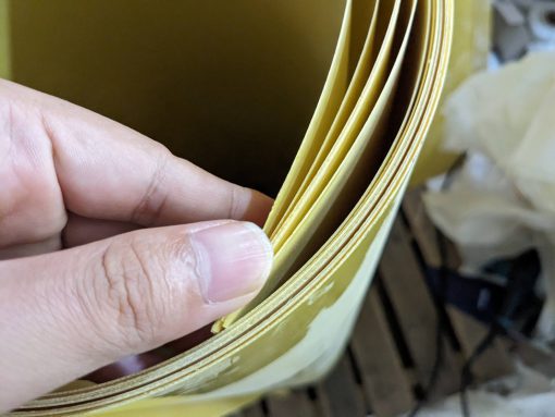 Tấm phíp vàng Epoxy dày 2 ly (2mm) - Hình ảnh 2