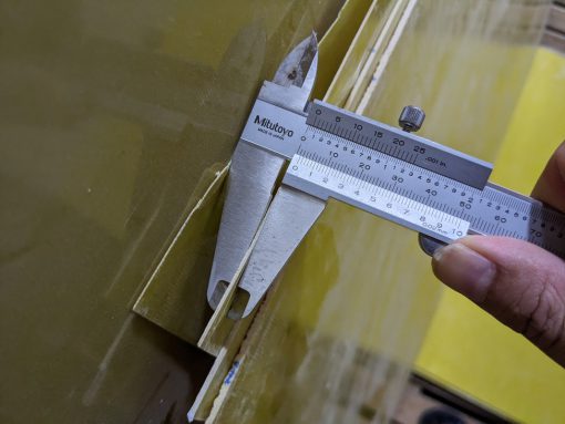 Tấm phíp vàng Epoxy dày 50 ly (50mm) - Hình ảnh 3