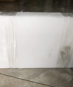 Cắt nhựa PP tấm dày 30mm màu trắng