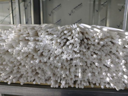 Dây teflon tròn phi 4 màu trắng